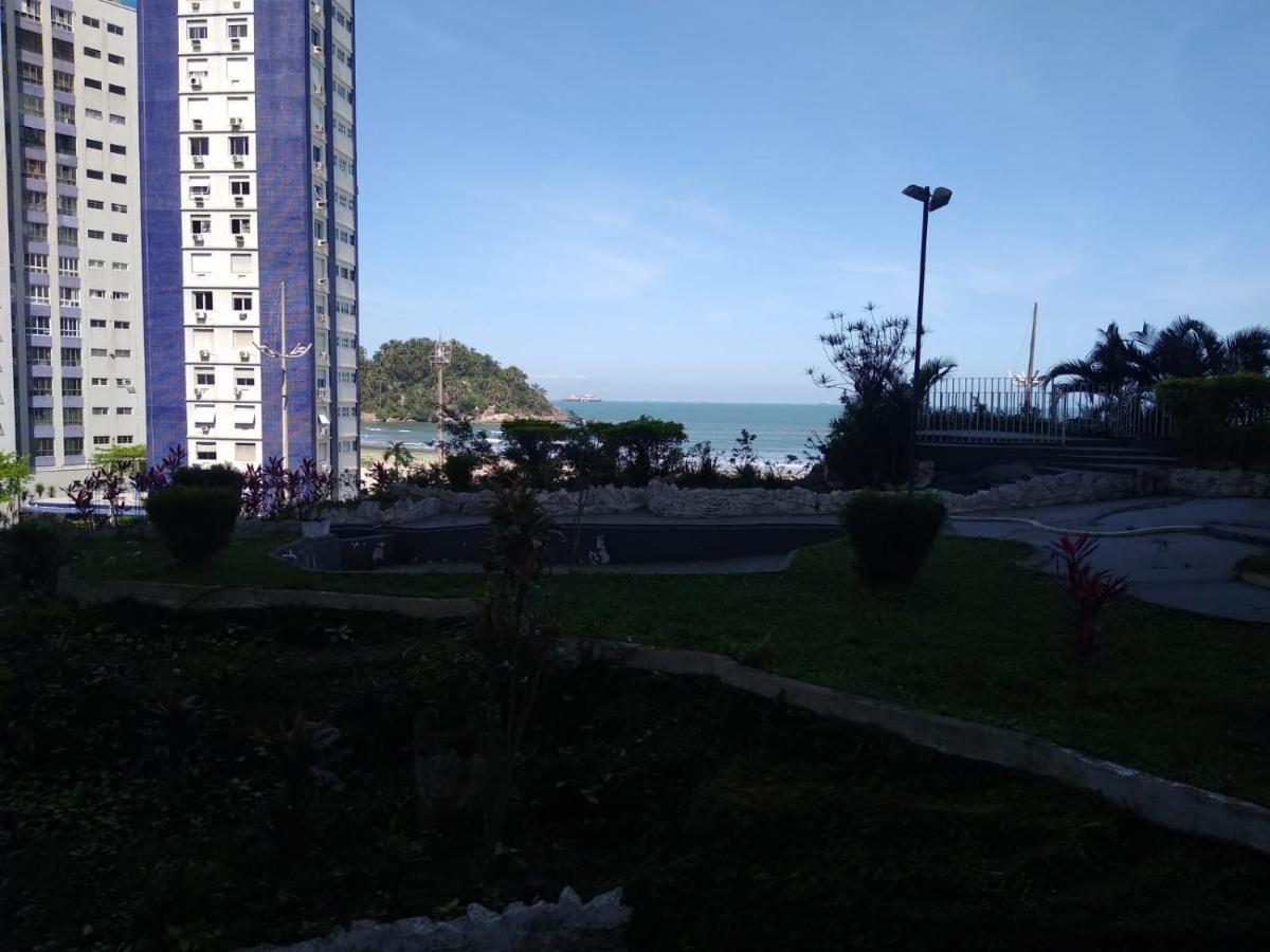 Apartamento Pe Na Areia Com Vista Mar E Wi-Fi Loftjl Com 01 Vaga De Garagem Sujeita A Disponibilidade Apartment ซันโตส ภายนอก รูปภาพ