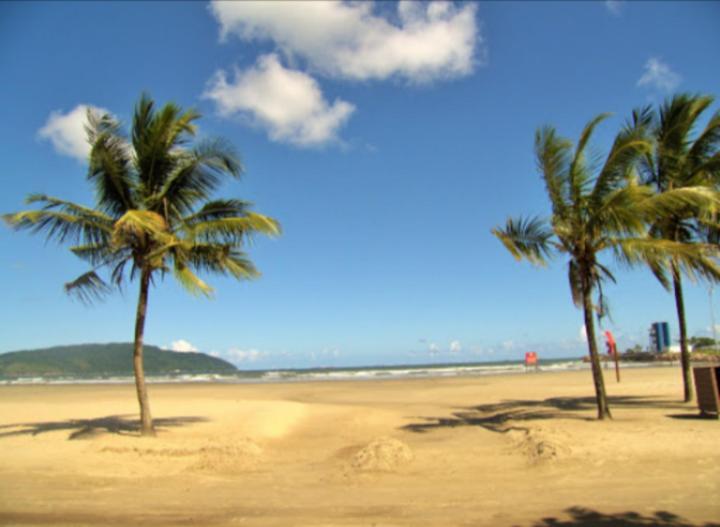 Apartamento Pe Na Areia Com Vista Mar E Wi-Fi Loftjl Com 01 Vaga De Garagem Sujeita A Disponibilidade Apartment ซันโตส ภายนอก รูปภาพ